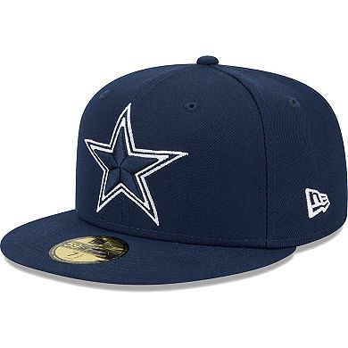 Men's New Era Navy Dallas Cowboys  Main 59FIFTY Fitted Hat