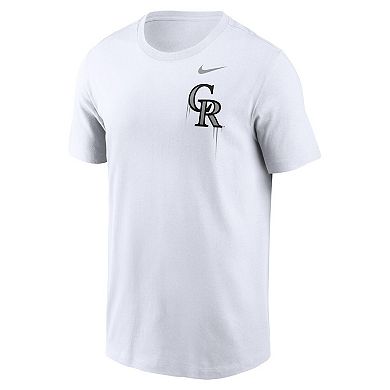 Men's Nike White Colorado Rockies Mile High Hometown T-Shirt