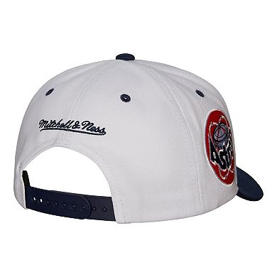 Men's Mitchell & Ness White Houston Astros Cooperstown Collection Pro Crown Snapback Hat