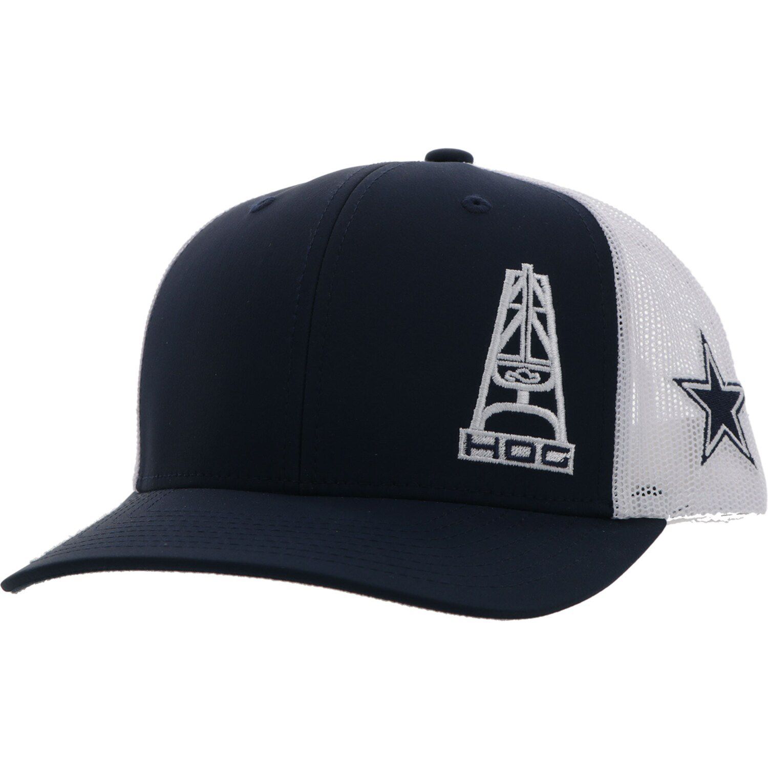 Dallas Cowboys HOOey Youth Flex Fit Hat - Navy/White