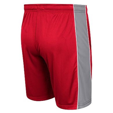 Men's Colosseum Scarlet Ohio State Buckeyes Panel Shorts