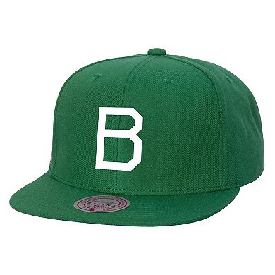 Men's Mitchell & Ness Green Brooklyn Dodgers Cooperstown Collection Evergreen Snapback Hat