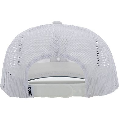 Men's HOOey White Dallas Cowboys All Mesh Trucker Adjustable Hat