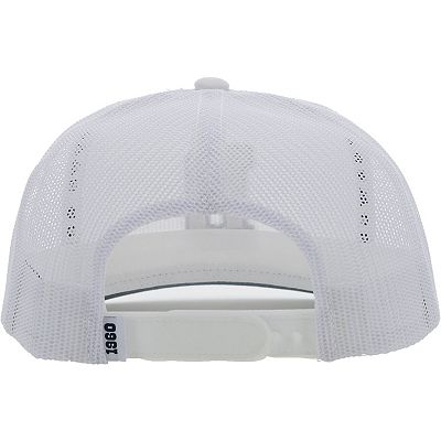 Men s HOOey White Dallas Cowboys All Mesh Trucker Adjustable Hat