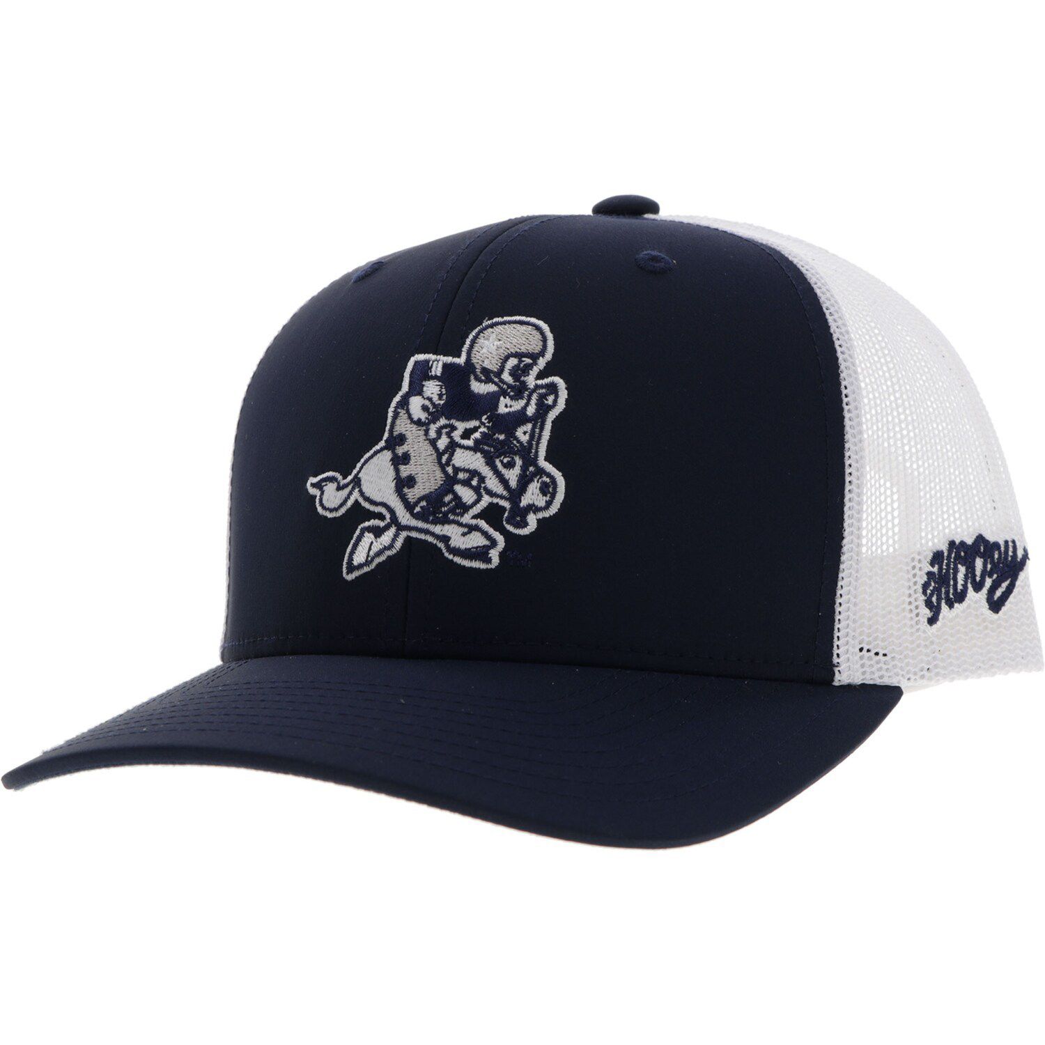 Youth New Era Navy Dallas Cowboys Retro Joe Tear Trucker 9FIFTY Snapback Hat