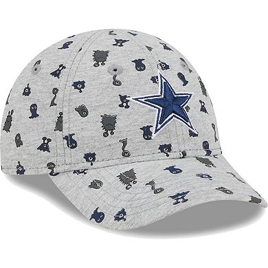 Toddler New Era Gray Dallas Cowboys Critter 9FORTY Flex Hat