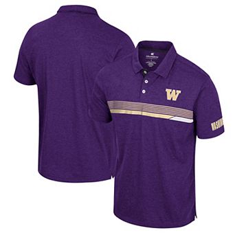 Men's Colosseum Purple Washington Huskies No Problemo Polo