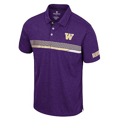 Men's Colosseum Purple Washington Huskies No Problemo Polo