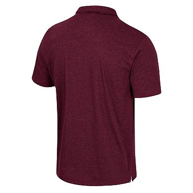 Men's Colosseum Maroon Mississippi State Bulldogs No Problemo Polo