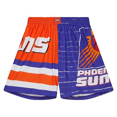 Men's Mitchell & Ness Purple/Orange Phoenix Suns Jumbotron 3.0 Shorts