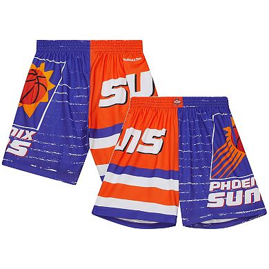 Men's Mitchell & Ness Purple/Orange Phoenix Suns Jumbotron 3.0 Shorts