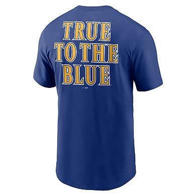 Men's Nike Royal Seattle Mariners True to the Blue Hometown T-Shirt