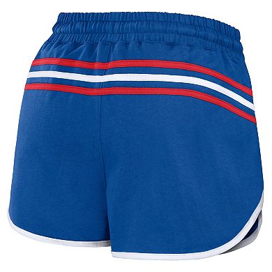 Women's WEAR by Erin Andrews Royal Chicago Cubs Logo Shorts