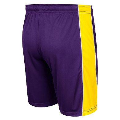 Men's Colosseum Purple ECU Pirates Panel Shorts
