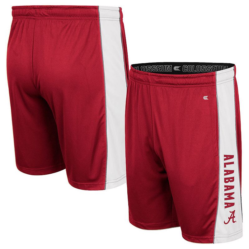 UPC 197269002507 product image for Men's Colosseum Crimson Alabama Crimson Tide Panel Shorts, Size: 2XL, Red | upcitemdb.com