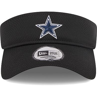 Men's New Era Black Dallas Cowboys Adjustable Visor