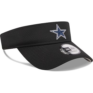 Men's New Era Black Dallas Cowboys Adjustable Visor
