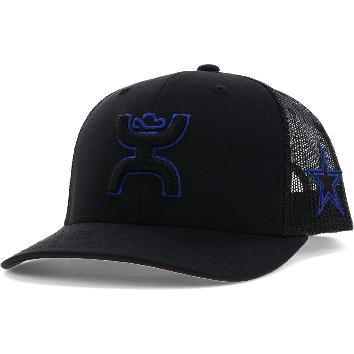 : HOOEY Men's Gray/White Dallas Cowboys Trucker Flex