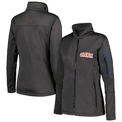 Mitchell & Ness Women's Scarlet San Francisco 49ers Faithful to The Bay Satin Full-Zip Jacket