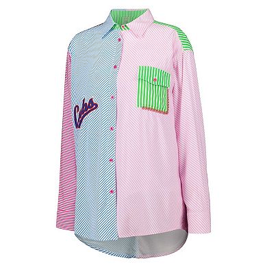 Women's Terez Chicago Cubs Button-Up Shirt