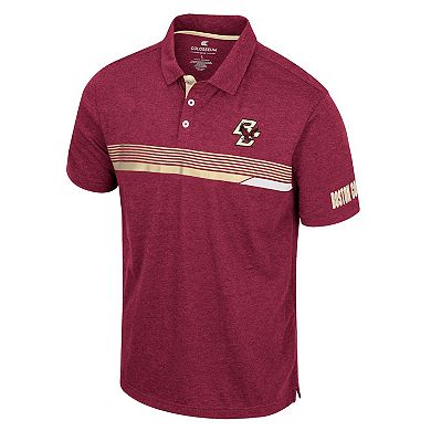 Men's Colosseum Maroon Boston College Eagles No Problemo Polo