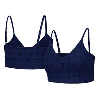 Women's Navy Boston Red Sox Active Bra