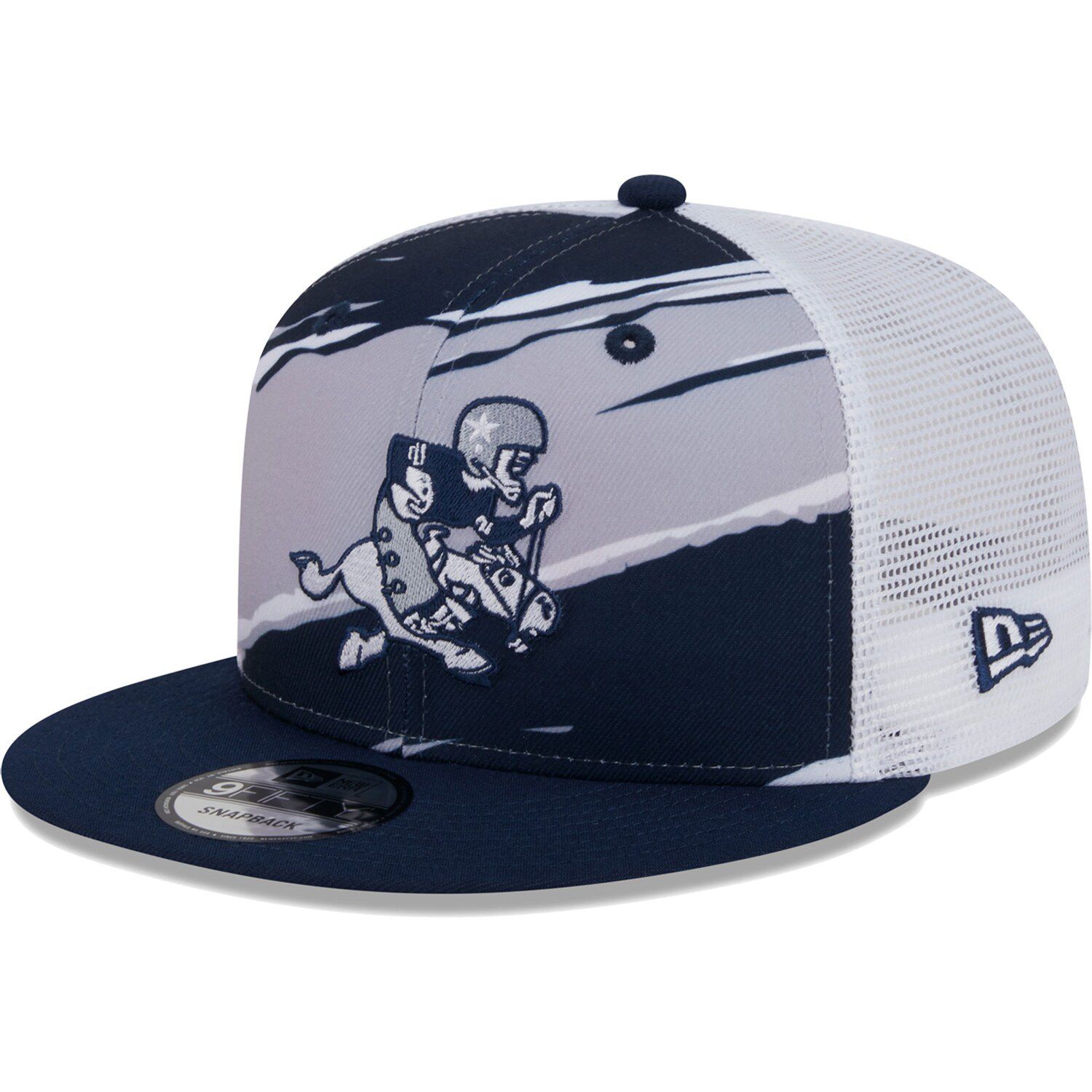 Infant New Era Navy/Silver Dallas Cowboys Retro Joe My 1st 9TWENTY