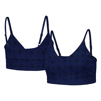 Women's Navy New York Yankees Active Bra