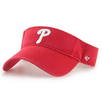 Men's '47 Red Philadelphia Phillies Clean Up Adjustable Visor