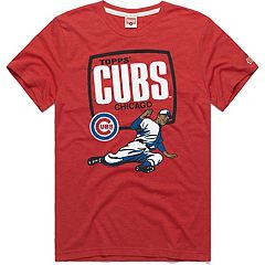 Men's Chicago Cubs Homage Royal Grateful Dead Tri-Blend T-Shirt