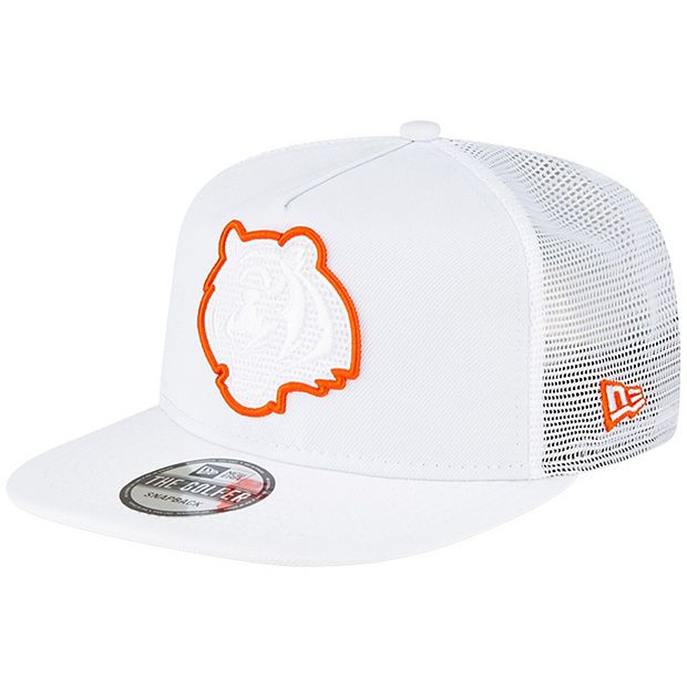 New Era Men's New Era White Cincinnati Bengals Tee Golfer 9FIFTY