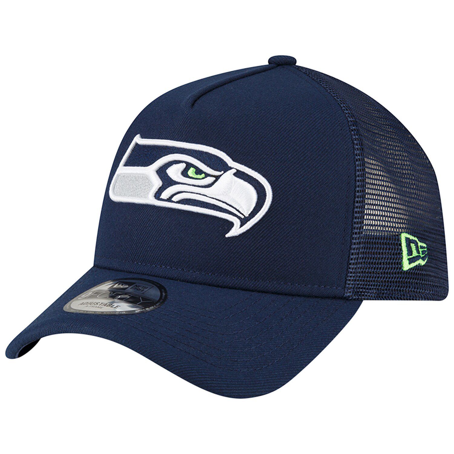 Men's New Era White Seattle Seahawks Core Classic 2.0 Pride 9TWENTY  Adjustable Hat