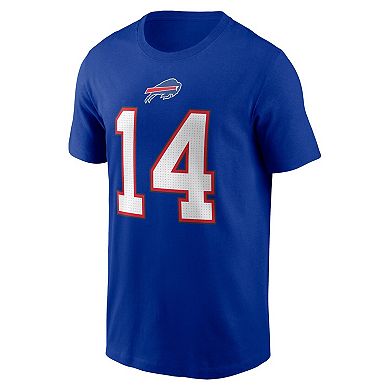 Men's Nike Stefon Diggs Royal Buffalo Bills Player Name & Number T-Shirt