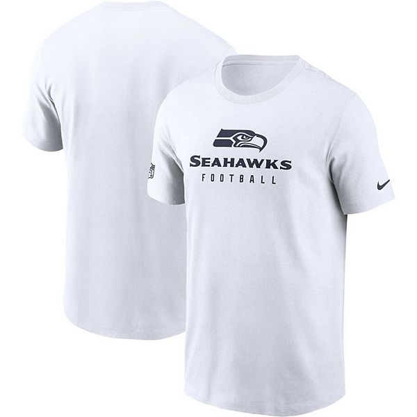 Men's Nike White Seattle Seahawks Sideline Performance T-Shirt