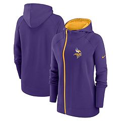 Majestic Threads Men's Justin Jefferson Purple Minnesota Vikings Player Name Number Pullover Hoodie - Purple