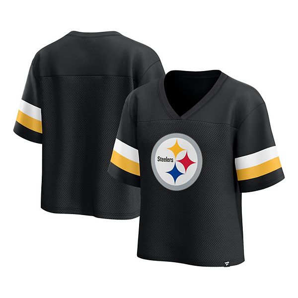 NFL Pittsburgh Steelers Grey Camo Crop Hoodie