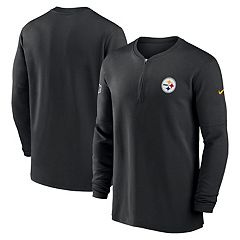 Nike Men's Pittsburgh Steelers Sideline Velocity Long Sleeve T-Shirt - Black - XXL Each