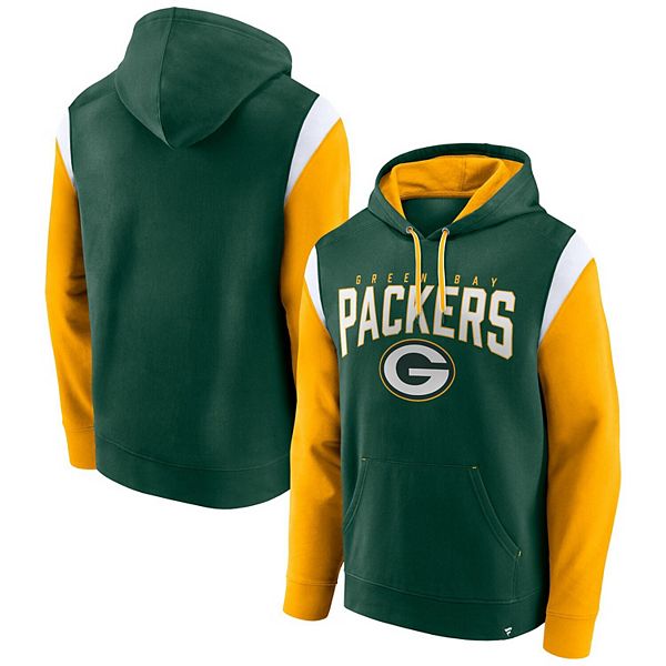 Men's Fanatics Branded Green Green Bay Packers Trench Battle Pullover ...