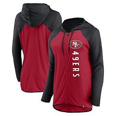 Girls Youth Charcoal San Francisco 49ers Teddy Full-Zip Jacket