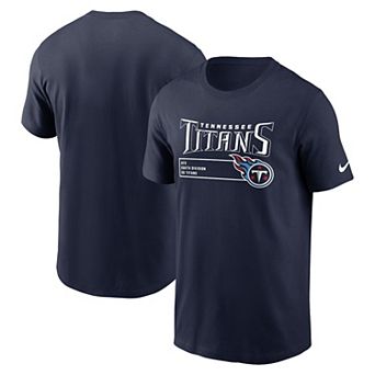 Men's Nike Navy Tennessee Titans Division Essential T-Shirt