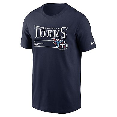 Men's Nike Navy Tennessee Titans Division Essential T-Shirt