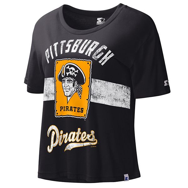 Women's Starter Black Pittsburgh Pirates Cooperstown Collection Record ...