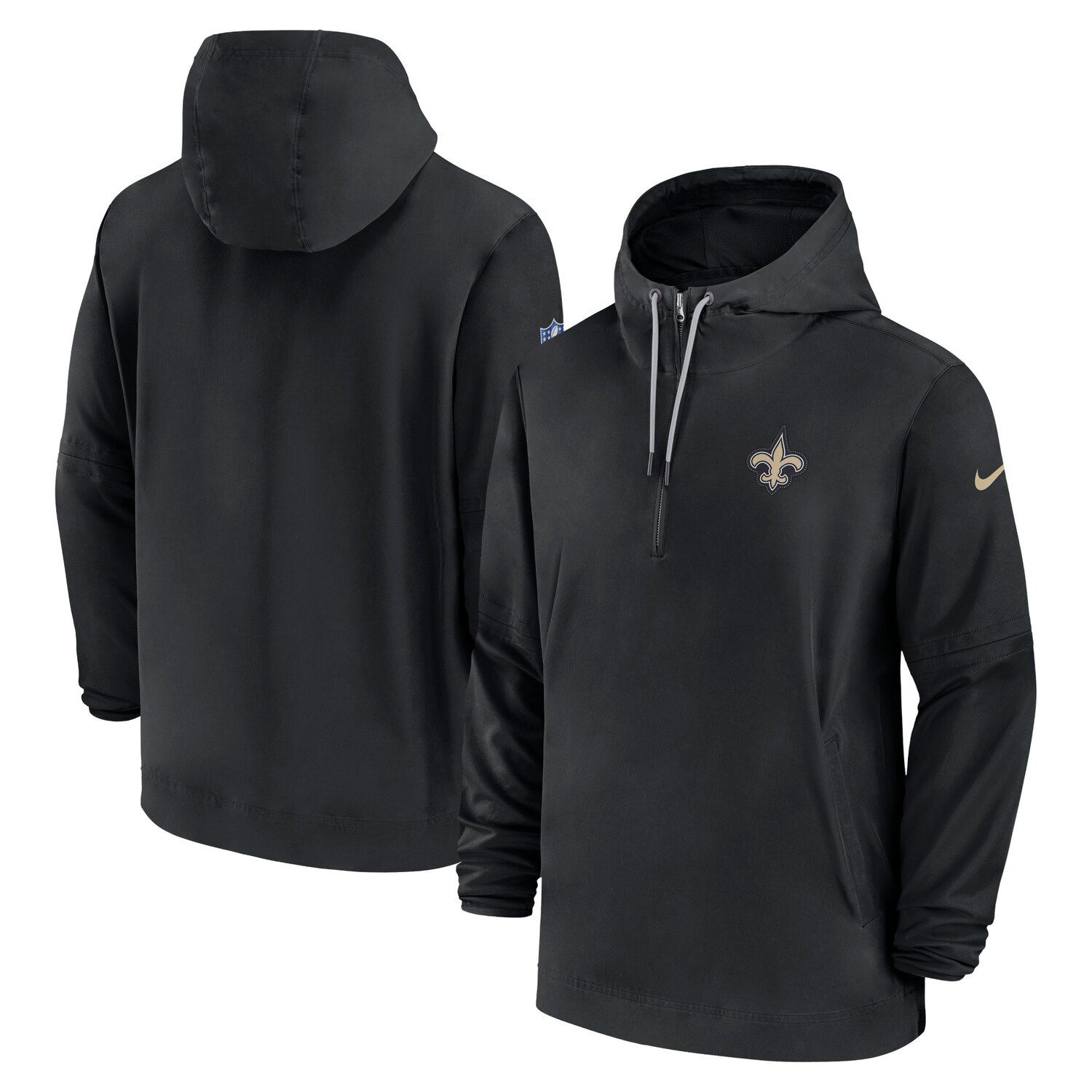 New Orleans Saints Sideline Club Men’s Nike NFL Pullover Hoodie