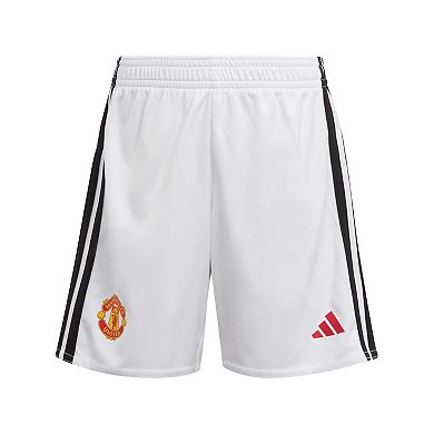 Toddler adidas Red Manchester United 2023/24 Home Mini Kit