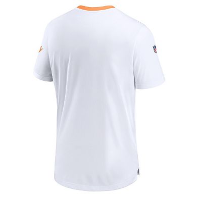 Men's Nike White Tampa Bay Buccaneers Throwback Coach Performance T-Shirt