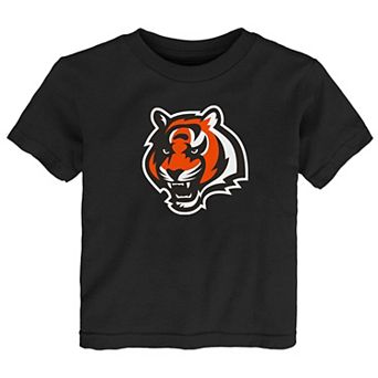 Toddler Black Cincinnati Bengals Primary Logo T-Shirt