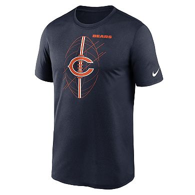Men's Nike  Navy Chicago Bears Big & Tall Legend Icon Performance T-Shirt