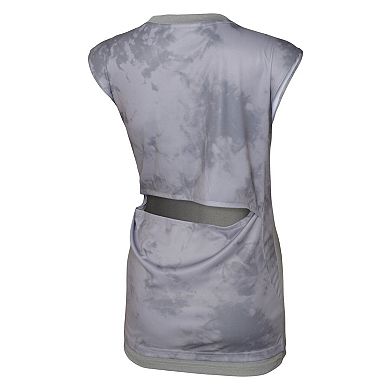 Women's Gray New York Giants No Sweat Tank Top