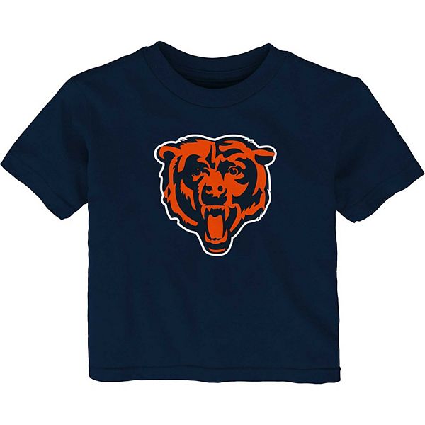 NFL, Shirts & Tops, Nfl Boys Size 2t Navy Blue Orange Chicago Bears Short  Sleeve Jersey