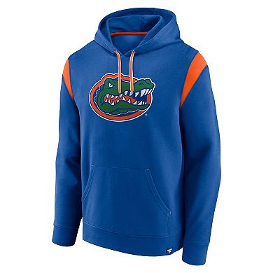 Men's Fanatics Branded Royal Florida Gators Gym Rat Pullover Hoodie